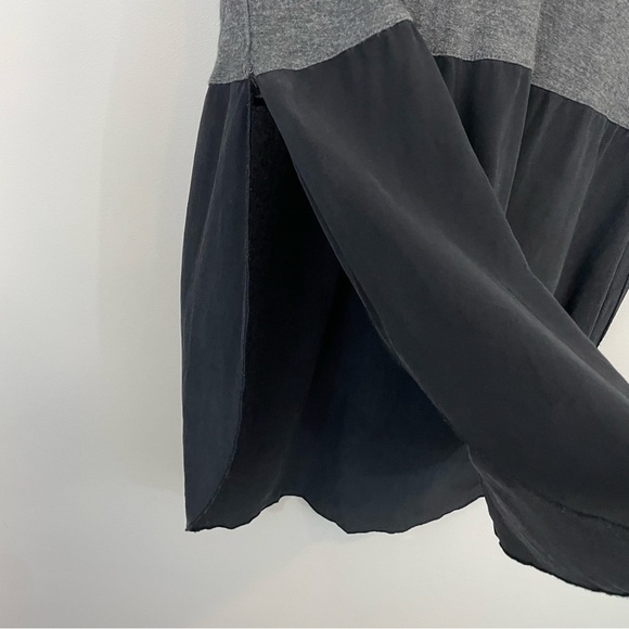 Wilfred with Silk Longline T-Shirt Womens M Grey Black Casual Top Office Career - Picture 5 of 10